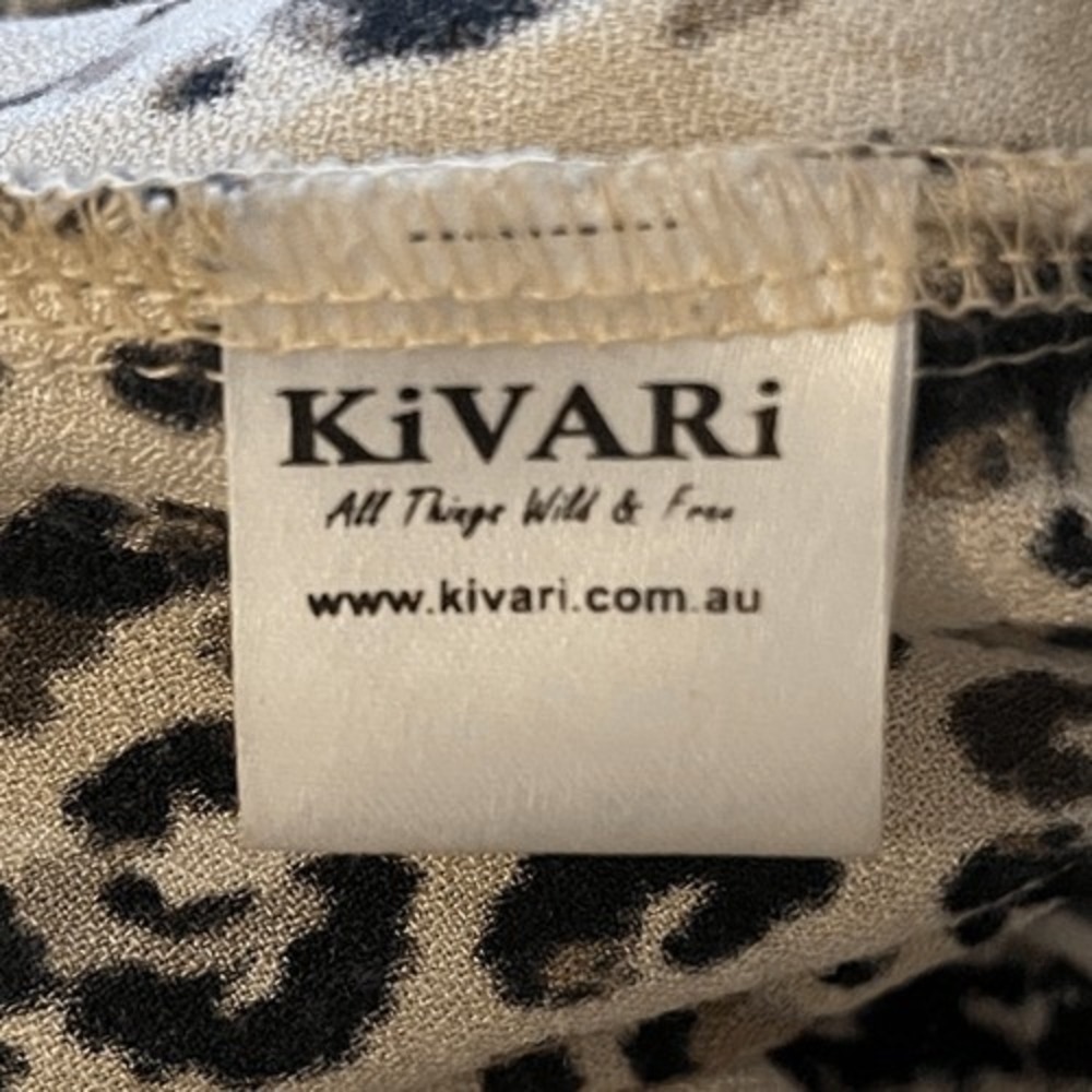 Deborah James x Kivari‎ Leopard Print Midi Slip Dress S - Picture 8 of 9